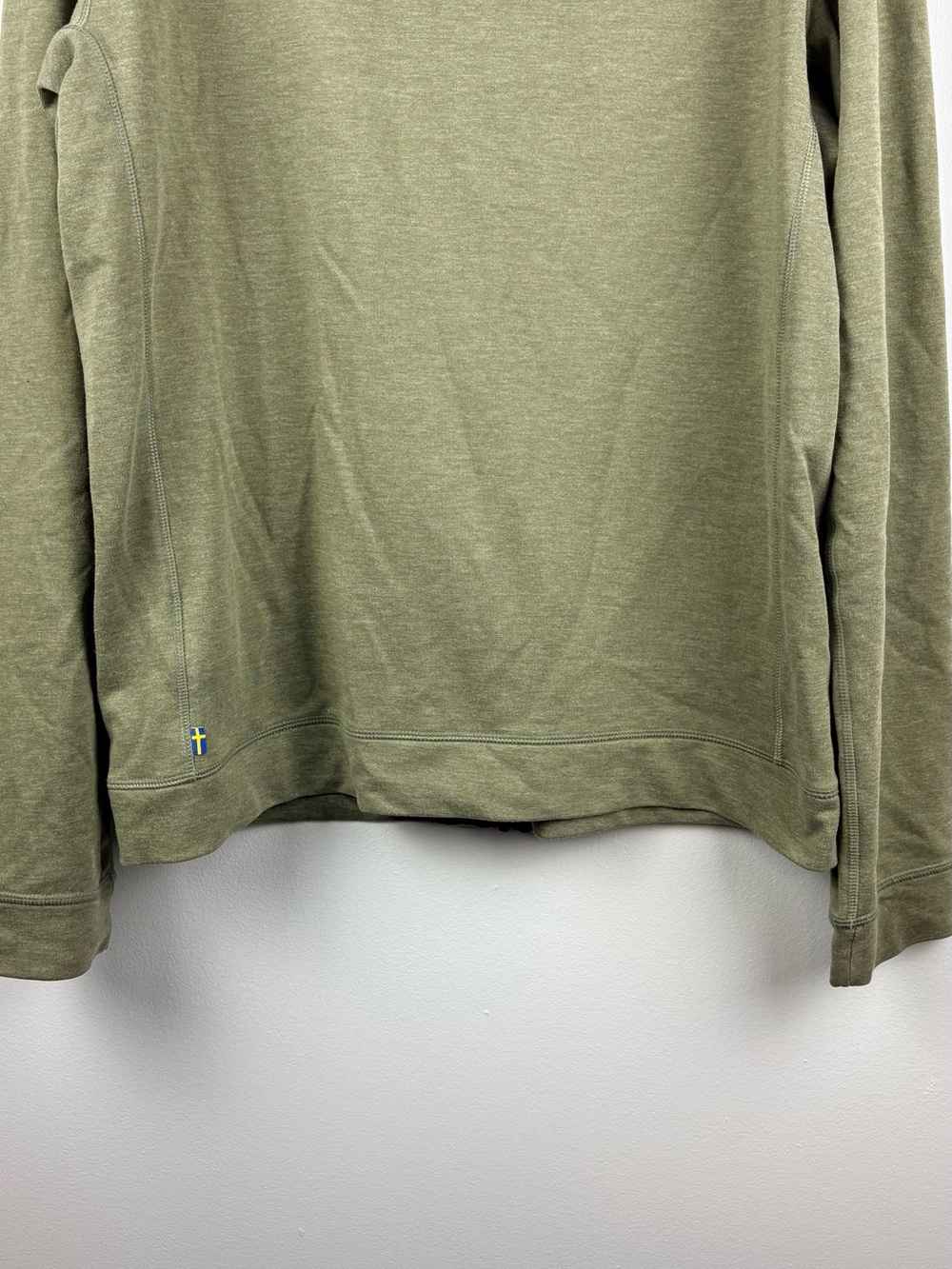 Fjällräven Men's High Coast Lite Full Zip Hoodie Lightweight Packable Green Sz M - Picture 14 of 16